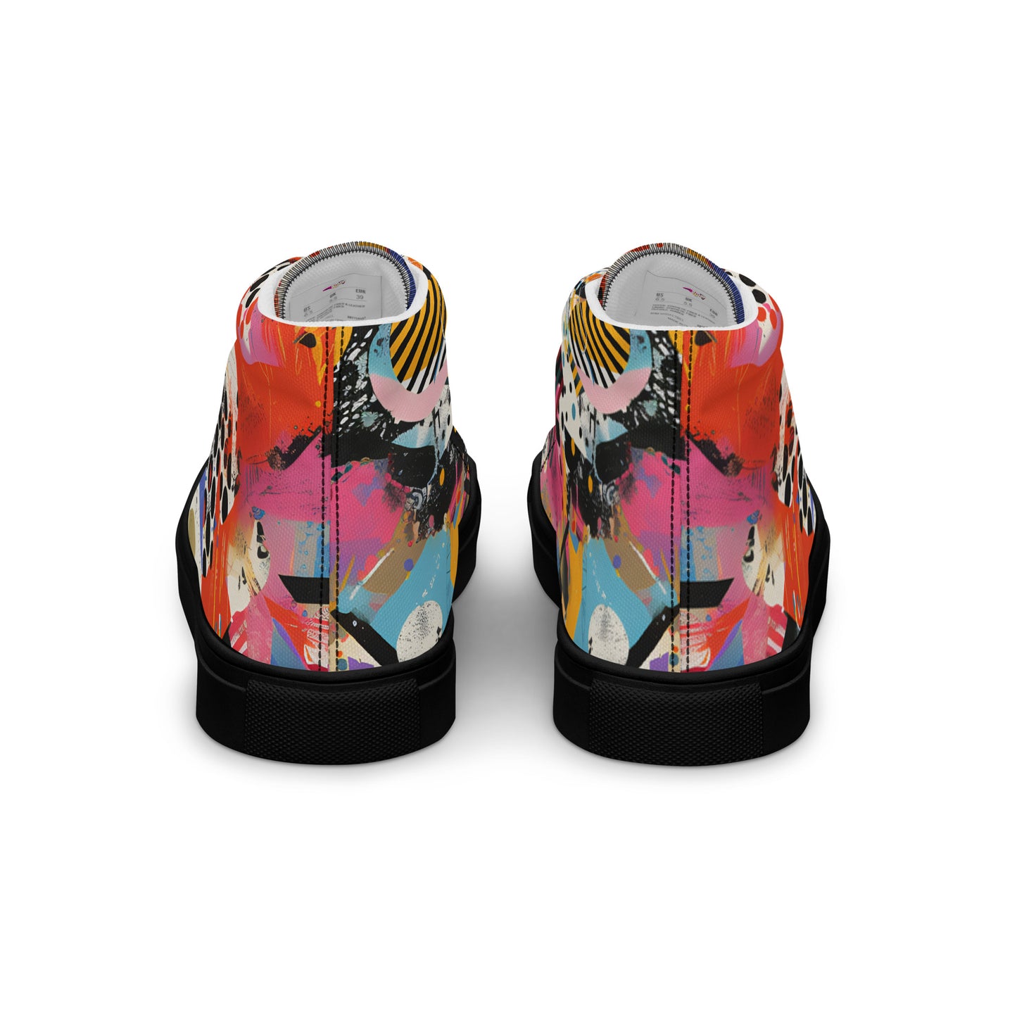 Graffiti high top shoes