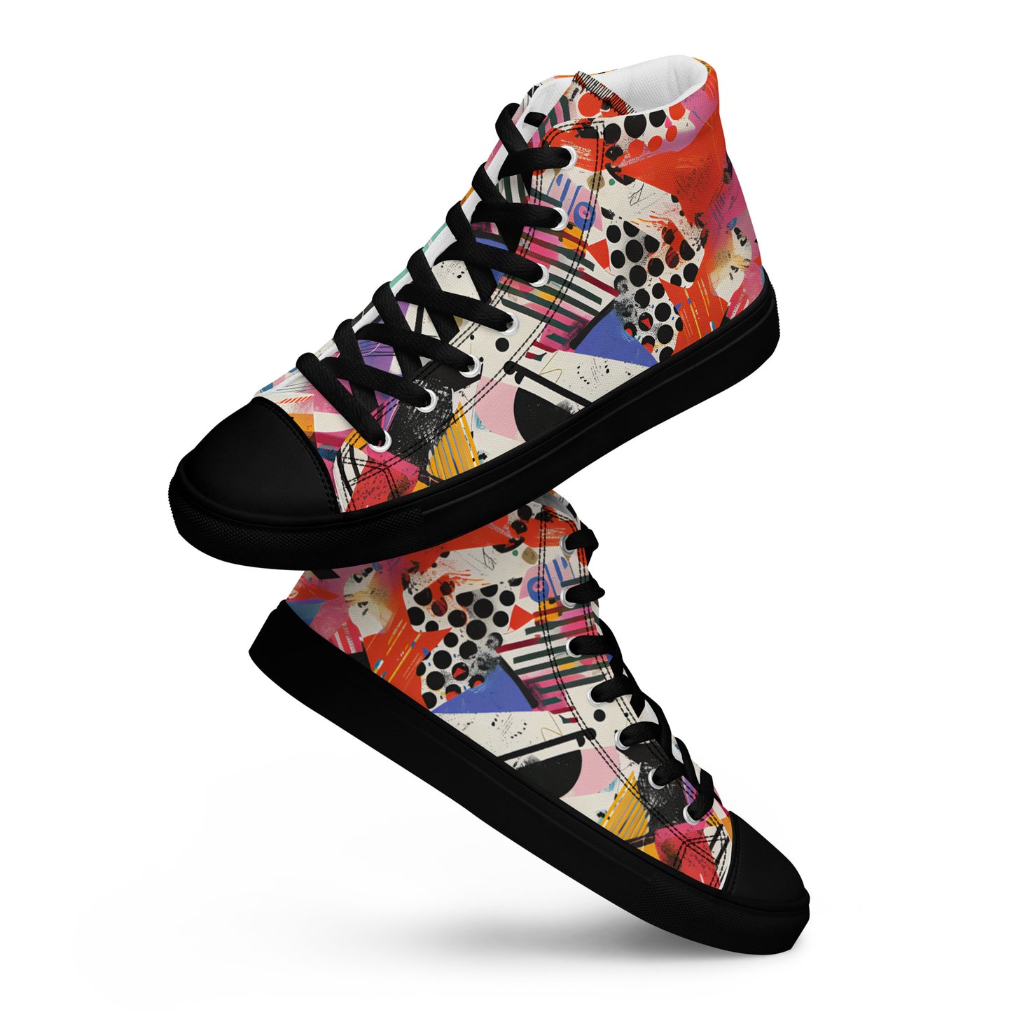 Graffiti high top shoes