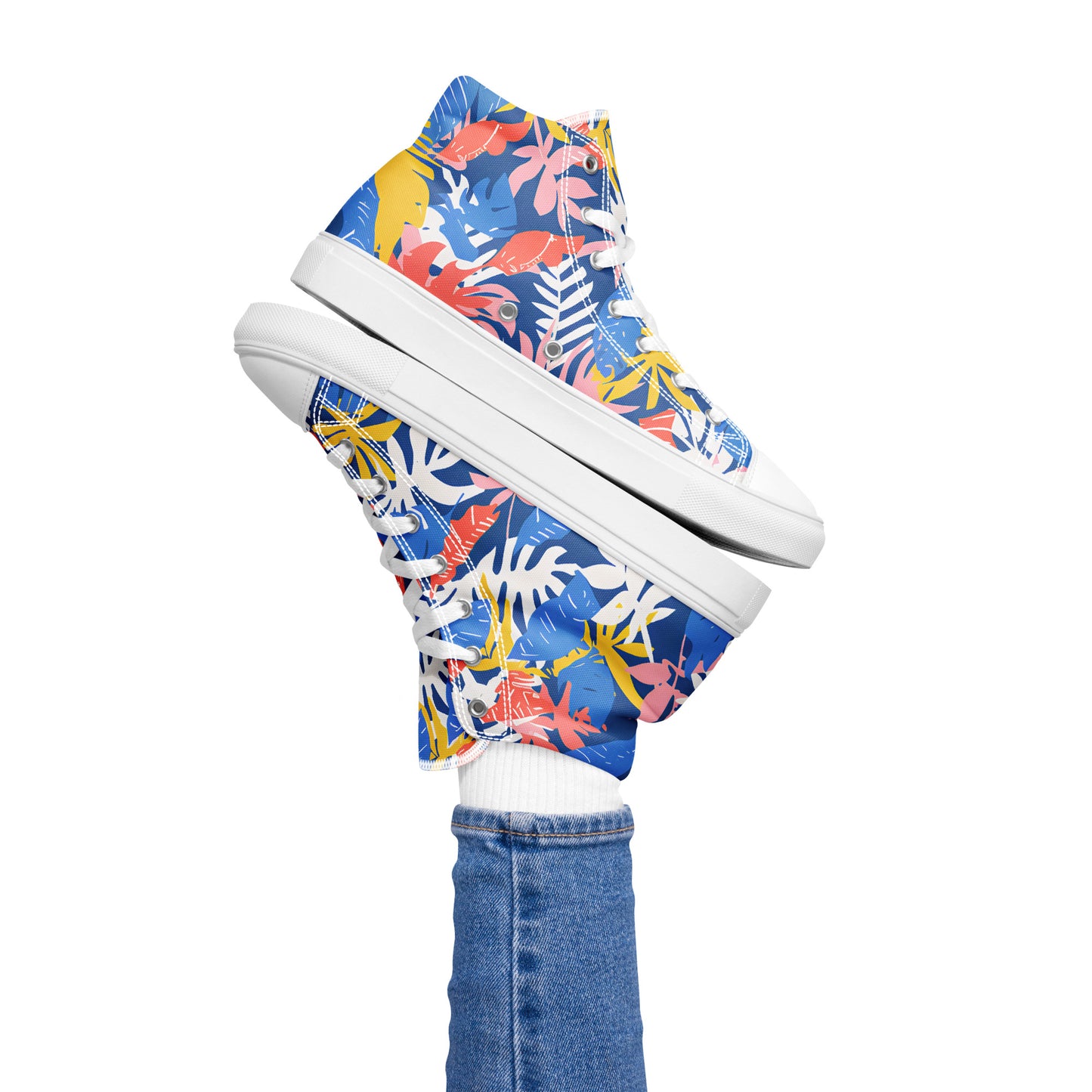 Tropical Storm high top shoes