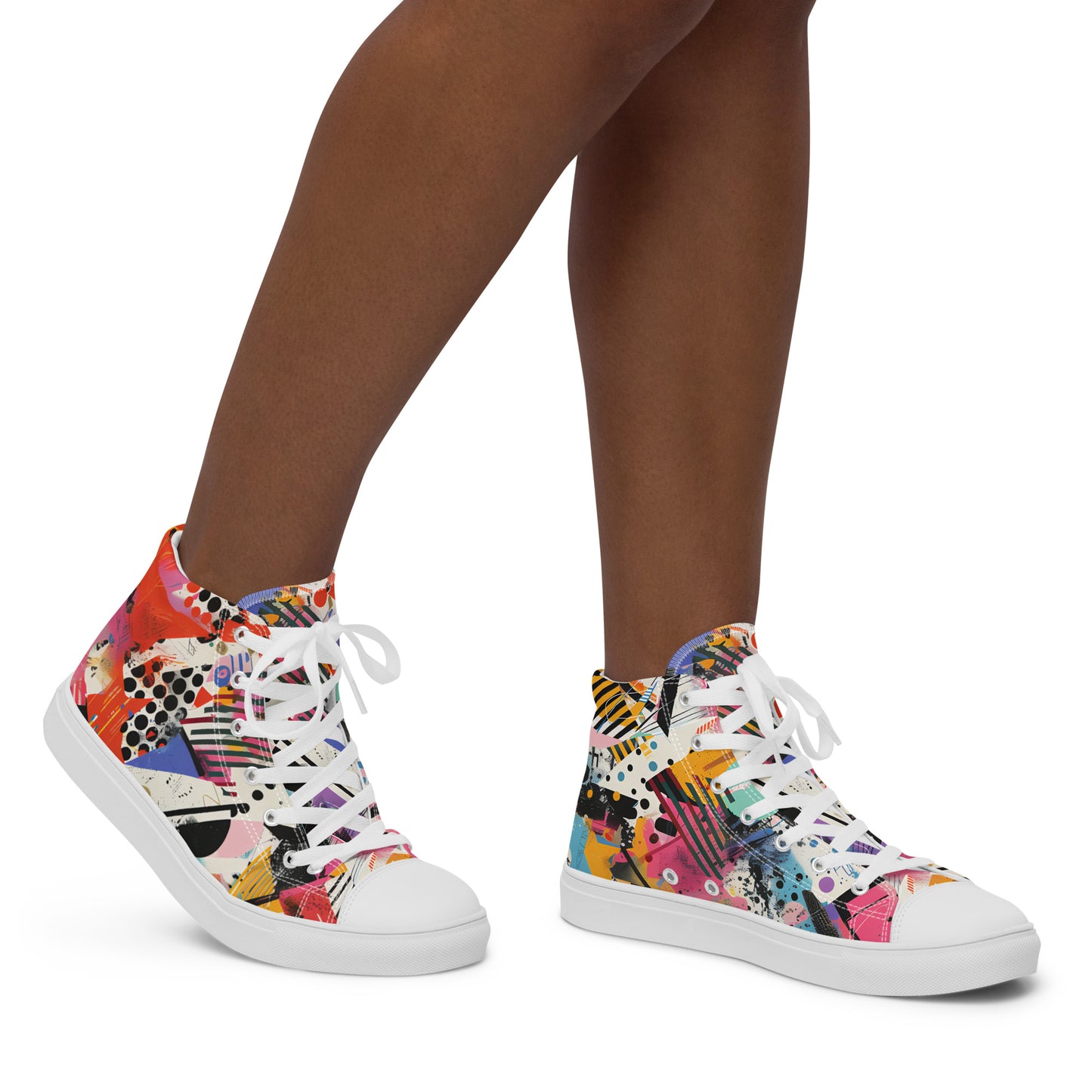 Graffiti high top shoes