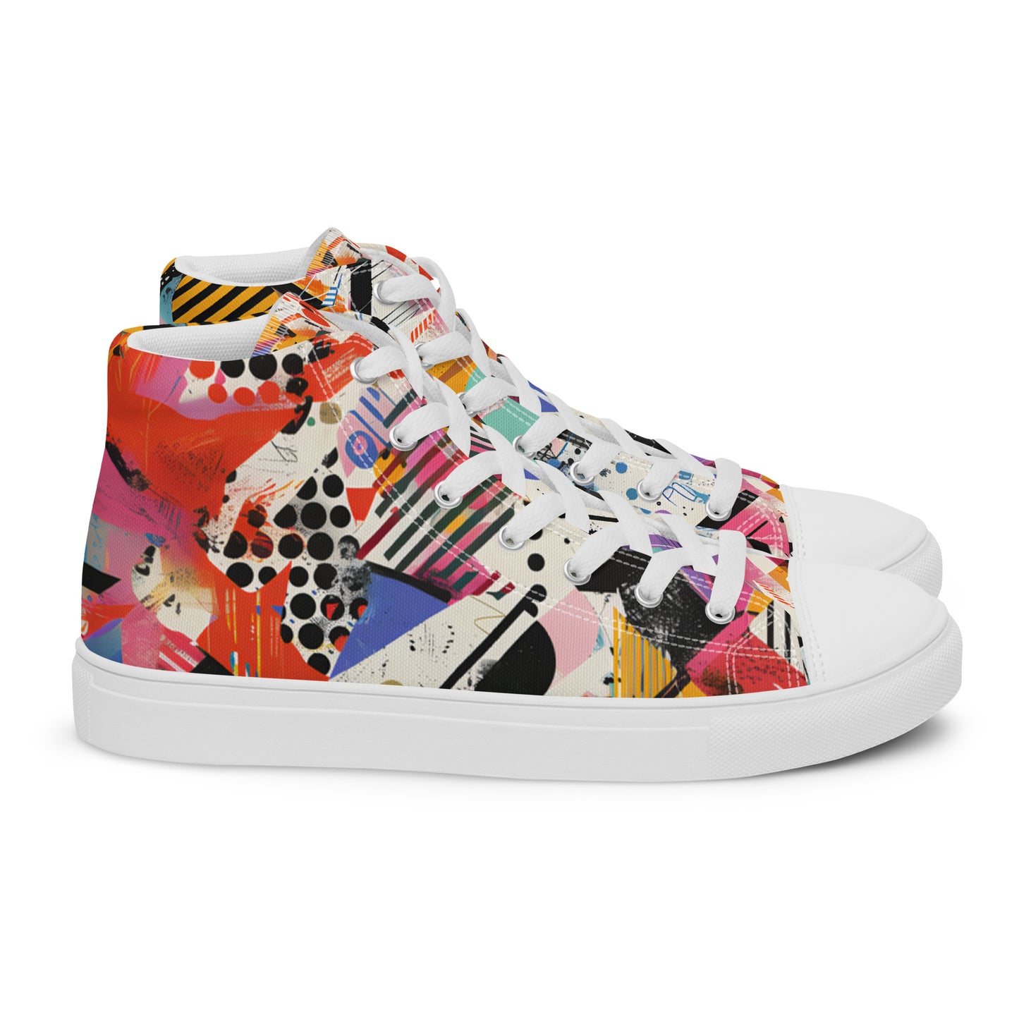 Graffiti high top shoes