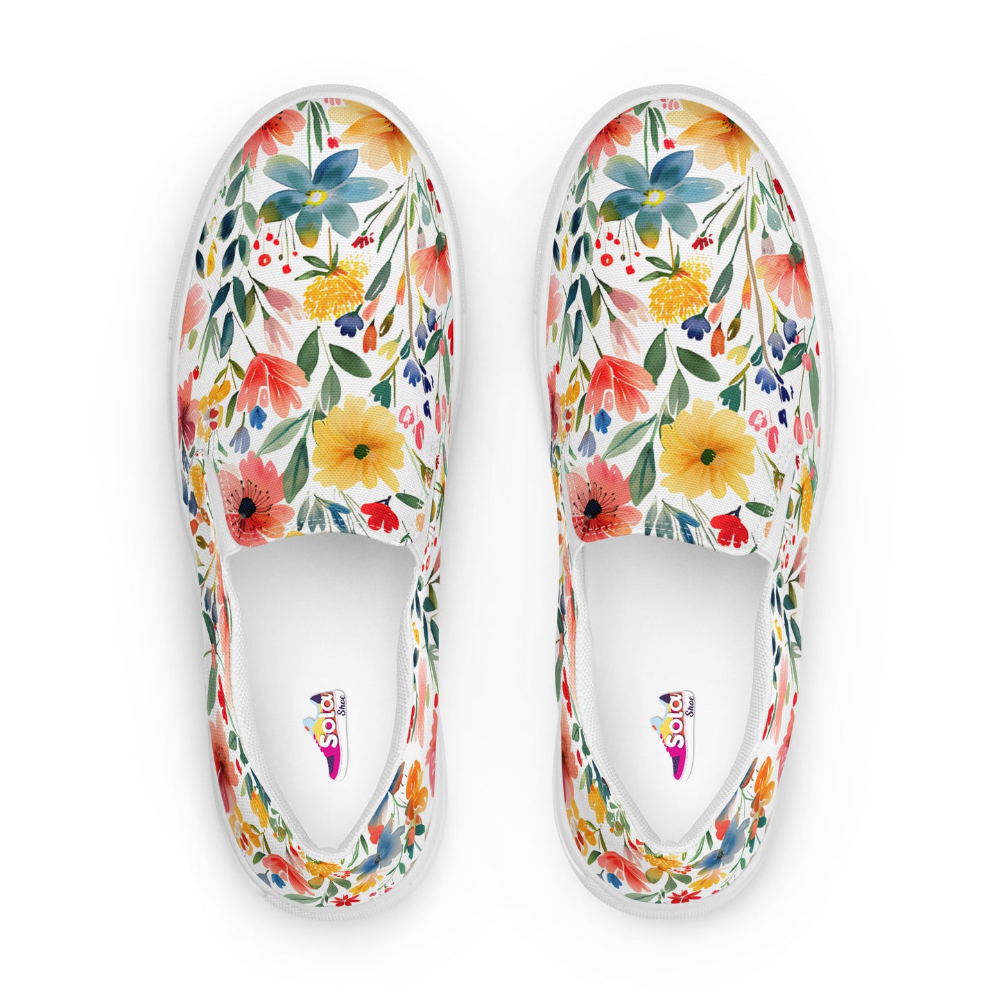 Wild Flowers slip-on shoes