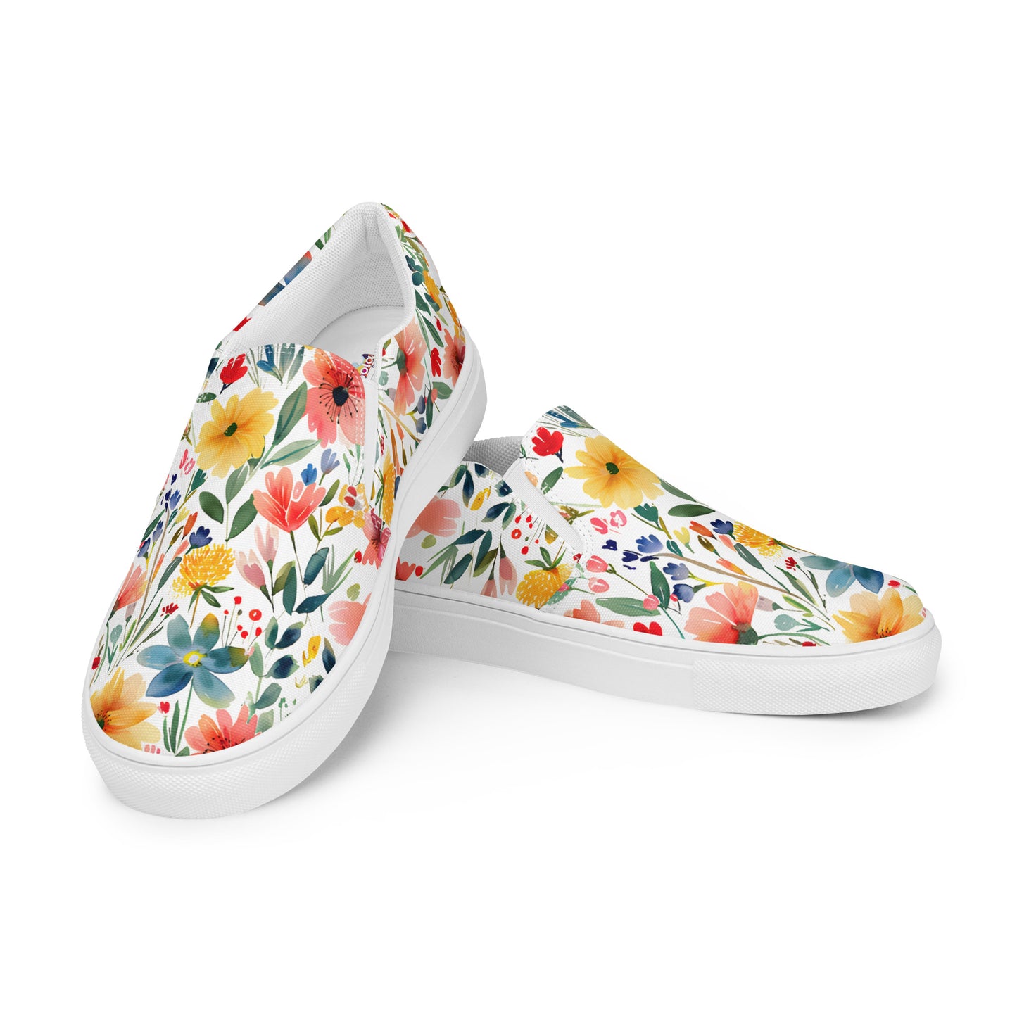 Wild Flowers slip-on shoes