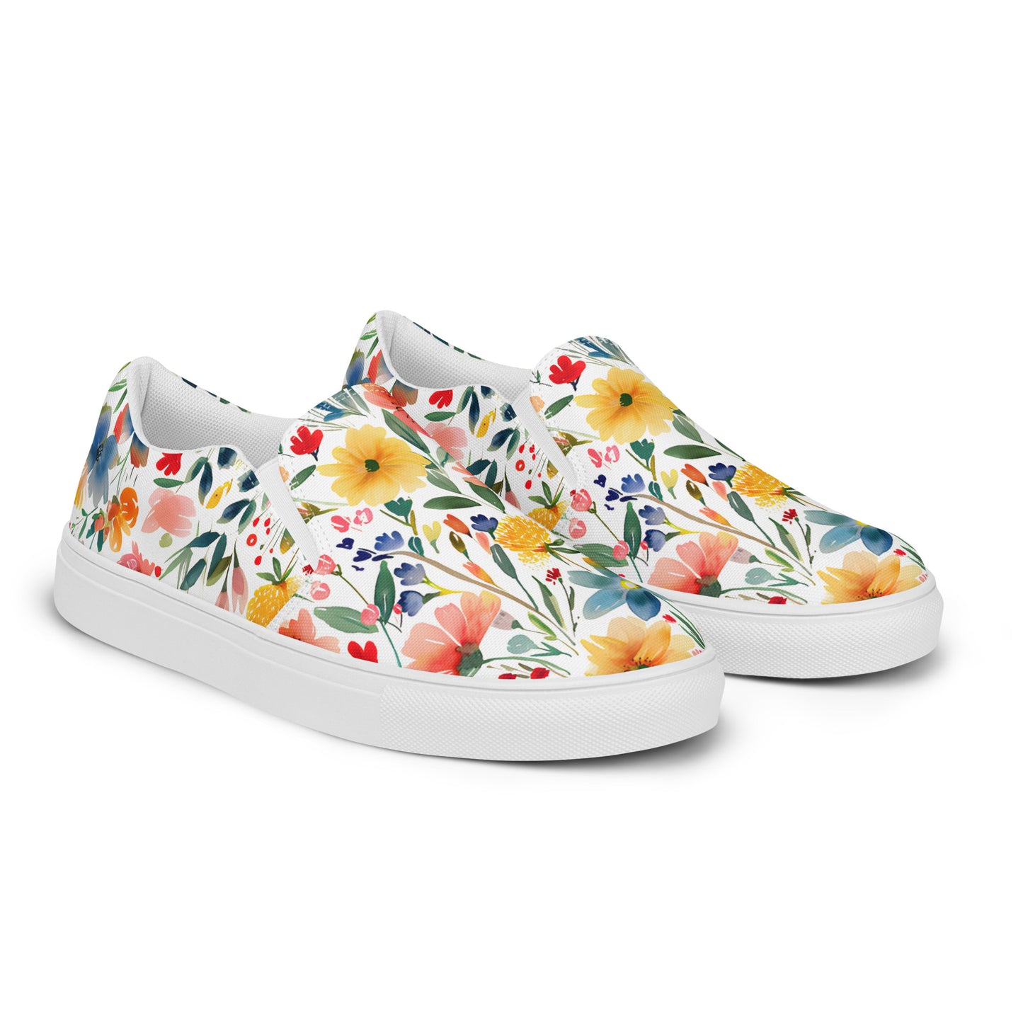 Wild Flowers slip-on shoes